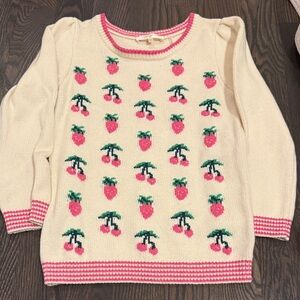 LoveShackFancy Girls Fruit Sweater